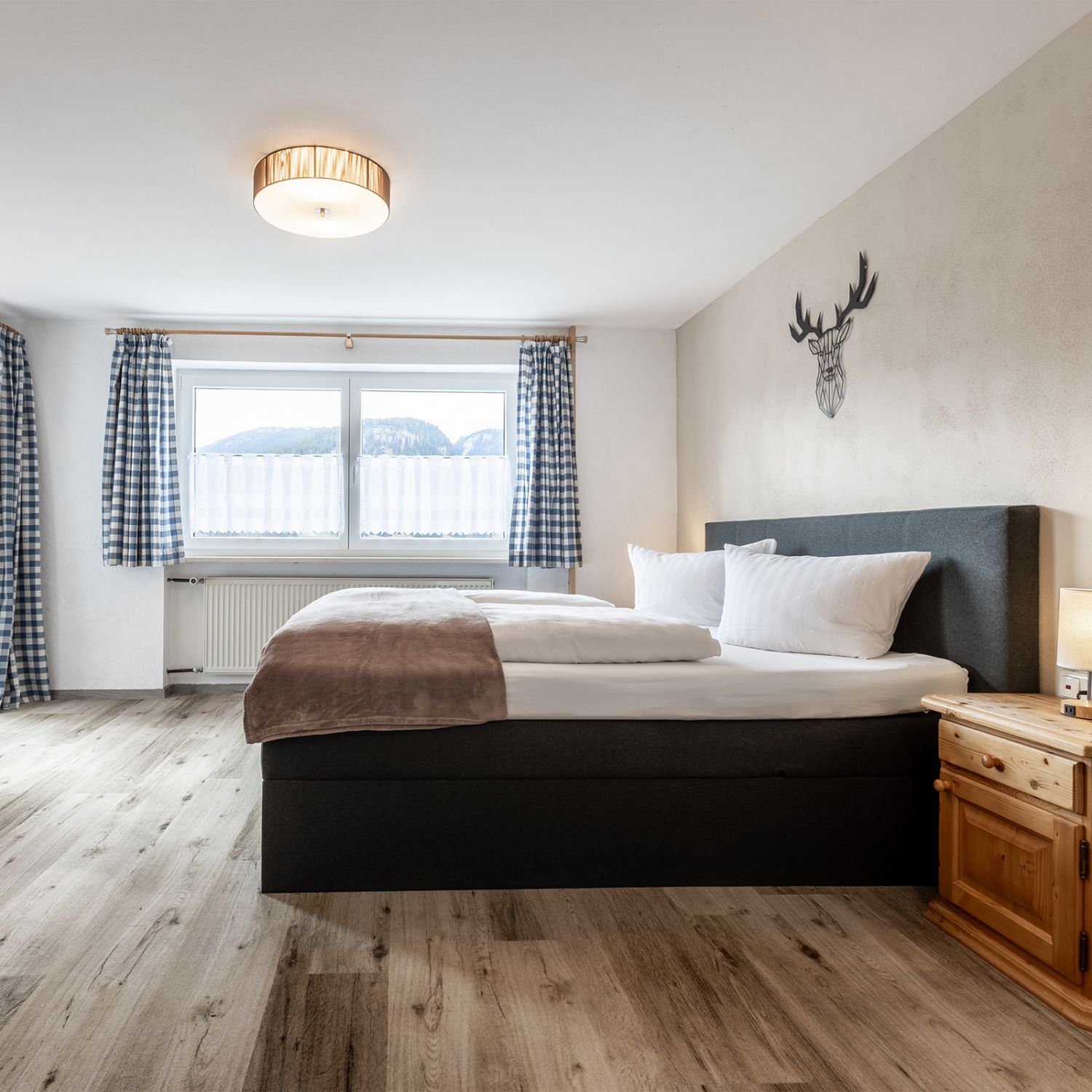 Doppelzimmer im Gästehaus Almenrausch