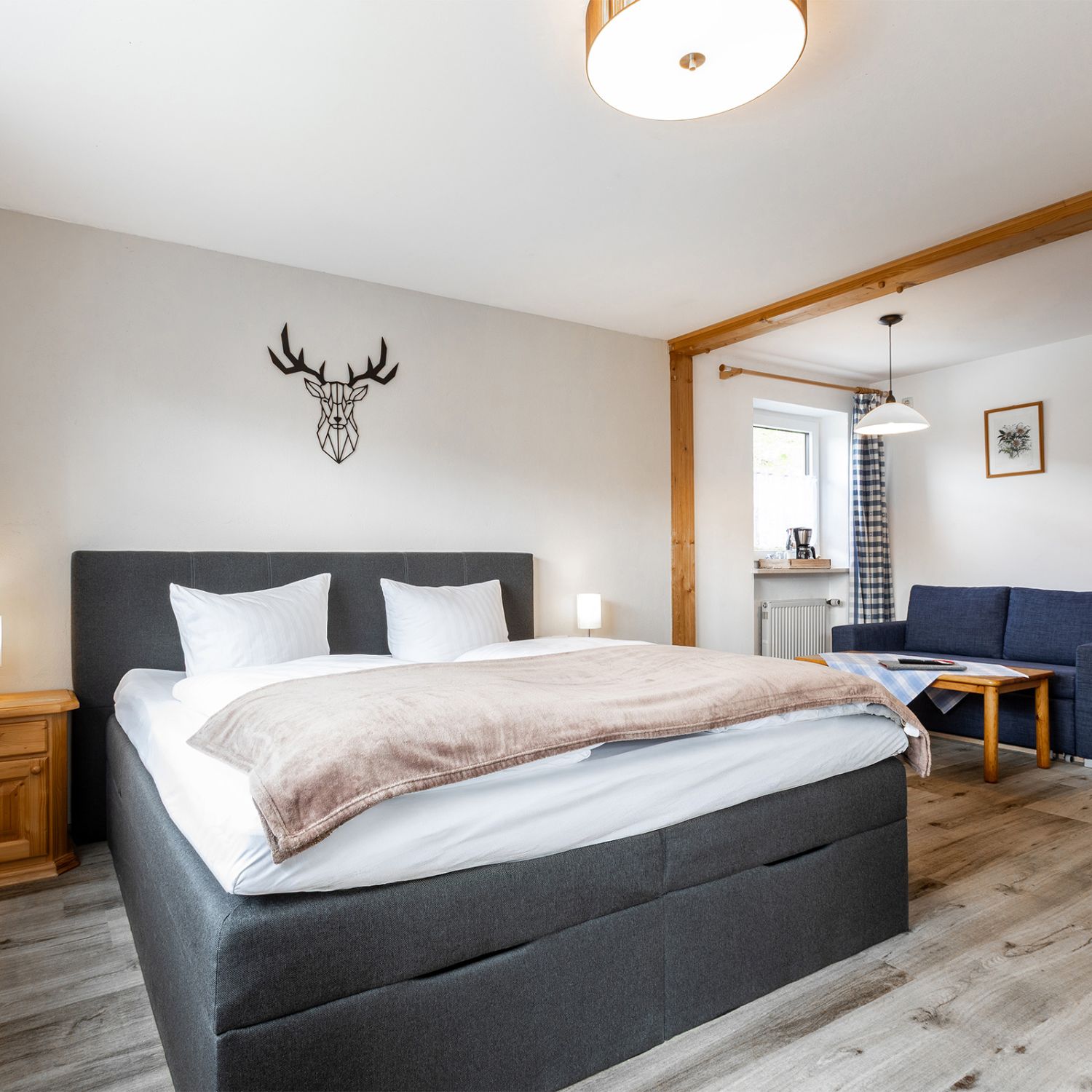 Doppelzimmer im Gästehaus Almenrausch