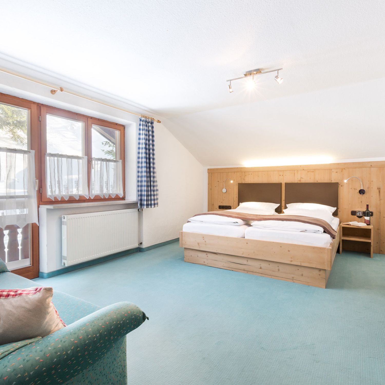 Doppelzimmer im Gästehaus Almenrausch