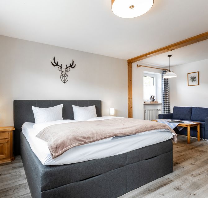 Doppelzimmer im Gästehaus Almenrausch